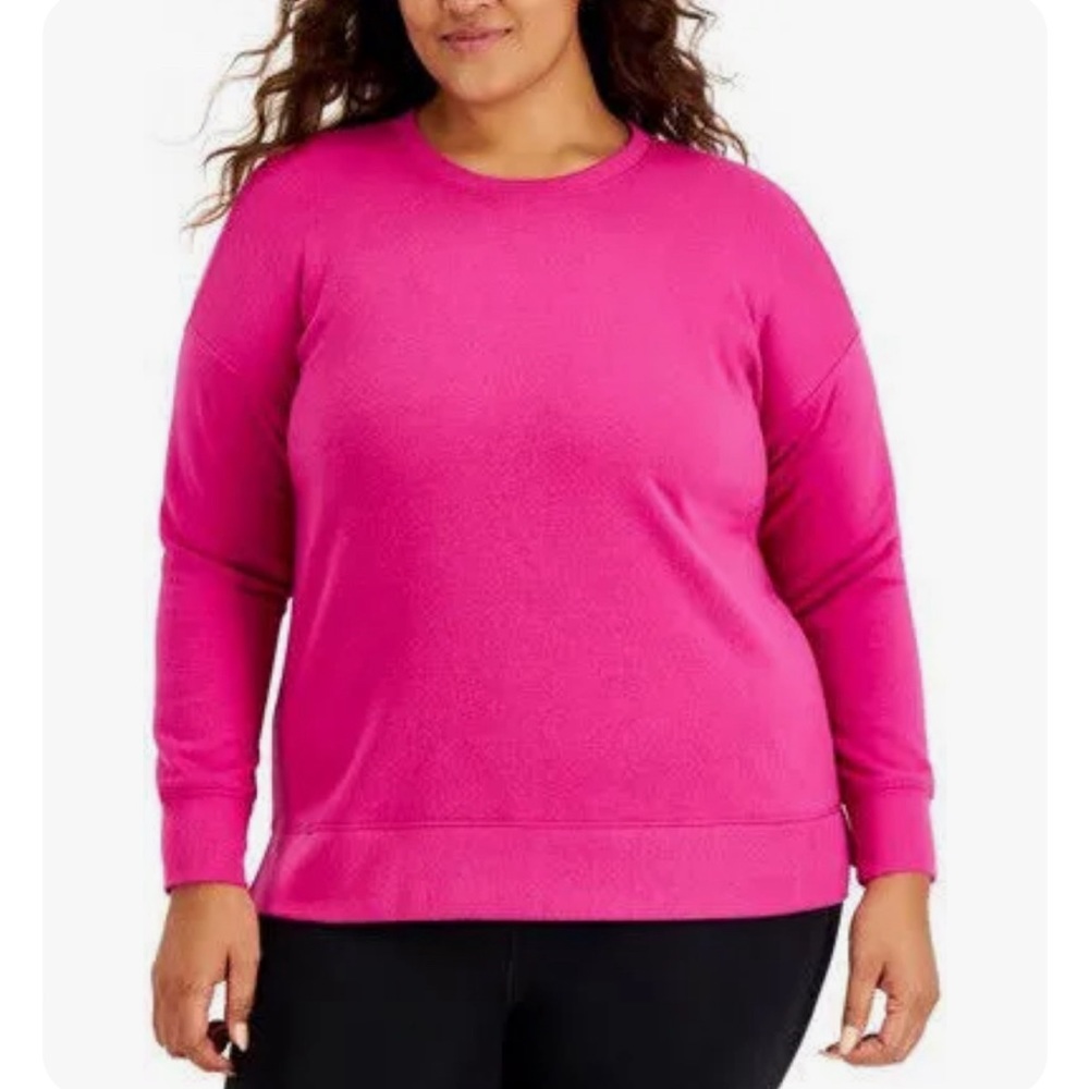 Ideology plus size 3X Sweatshirt Bold Berry